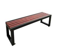 Panca da balcone in legno di pino di alta qualità con struttura in ghisa, resistente alle intemperie, seduta da giardino per terrazza e patio, 150 cm, mobili da esterno