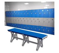 Panca da doccia in plastica ABS impermeabile, sgabello lungo per palestra, bagno e spogliatoi della piscina pubblica, versatile per comfort e sicurezza
