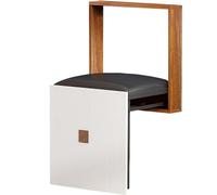 Panca da doccia pieghevole da parete, sgabello pieghevole in legno massiccio per ingresso, corridoio, cucina e bagno, sedile invisibile per la casa