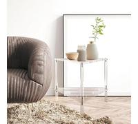 Panca da doccia Triangle - Mensole doccia in acrilico a due livelli a prova di acqua - Sgabello da doccia per radersi Le gambe | Sedie da bagno stabili e resistenti per una maggiore sicurezza