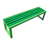 Panca da esterno in legno a 3 posti con struttura in metallo nero, resistente alle intemperie, mobili da giardino in legno massello, elegante, colore bianco, 1 m