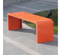 Panca da esterno resistente alle intemperie - Sedie in metallo resistente per giardino, prato, portico, parco e cortile, mobili eleganti per tutte le stagioni