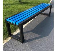Panca da giardino a 3 posti, in legno massello, per tutte le stagioni, per balcone, veranda e cortile, elegante mobile da esterno a doghe per il tempo libero (120 cm)