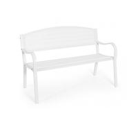 Yes Everyday Panchina acciaio LIZETTE 2 posti Bianco 0802974