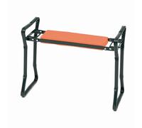 Panca Da Giardino Con Cuscino Arancione In Schiuma Per Piante E Fiori TOP