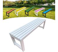 Panca da giardino in legno, per esterni, 2-3 posti, con protezione dalla corrosione e dalla ruggine, vernice ecologica, ideale per giardini, balconi, parchi e negozi, 100 x 40 x 45 cm