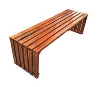 Panca da giardino in legno resistente alle intemperie, ideale per veranda e parco, confezione piatta, colore: antracite, dimensioni: 120 cm, mobili da esterno per rilassarsi