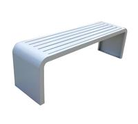 Panca da giardino in metallo, resistente alle intemperie, disponibile in 100/120/150/180 cm, per tutte le stagioni, per mobili da giardino e terrazza.