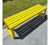 Panca da Giardino in Metallo Resistente alle intemperie, per Esterni, Supporta Fino a 365 kg, Ideale per parchi, Prati, Cortili, Cortili e scuole.