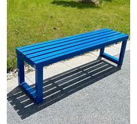Panca da Giardino in Metallo Resistente alle intemperie, per Esterni, Supporta Fino a 365 kg, Ideale per parchi, Prati, Cortili, Cortili e scuole.