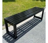 Panca da Giardino in Metallo Resistente alle intemperie, per Esterni, Supporta Fino a 365 kg, Ideale per parchi, Prati, Cortili, Cortili e scuole.