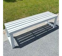 Panca da Giardino in Metallo Resistente alle intemperie, per Esterni, Supporta Fino a 365 kg, Ideale per parchi, Prati, Cortili, Cortili e scuole.