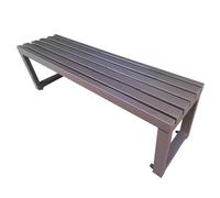 Panca da Giardino in Metallo Resistente alle intemperie, per Esterni, Supporta Fino a 365 kg, Ideale per parchi, Prati, Cortili, Cortili e scuole.