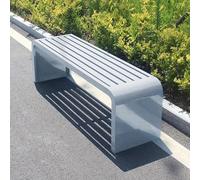 Panca da giardino in metallo, robusta seduta per 3-4 persone con capacità di 299,4 kg, ideale per portico, cortile e sale da pranzo