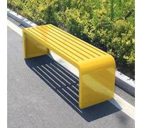 Panca da giardino in metallo, robusta seduta per 3-4 persone con capacità di 299,4 kg, ideale per portico, cortile e sale da pranzo