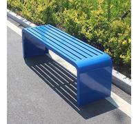 Panca da giardino in metallo, robusta seduta per 3-4 persone con capacità di 299,4 kg, ideale per portico, cortile e sale da pranzo