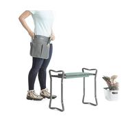 E_0002_V0103490 Innovagoods Panca Pieghevole per Giardinaggio con Borsa per gli