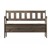 KADAX Panca da Giardino con Cassetta in Legno, Panca da Giardino, 120x47 cm, ...