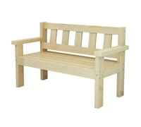 Panca Da Giardino Panca da giardino per esterni, panca da giardino dal design ergonomico a 108°, sedia con rinforzo allargata e ispessita, fori di fissaggio di riserva, goditi un comodo tempo all'ape