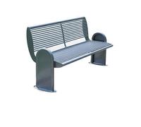 Panca da giardino per esterni, 150 cm, doppia sedia quadrata da parco, sgabello per il tempo libero, per spazi panoramici e comunità, perfetta per giardini e patii.