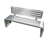 Panca da giardino resistente alle intemperie, 100 cm-200 cm, seduta da balcone in metallo per esterni, in acciaio inossidabile 304, capacità 500 kg, per giardino, parco, veranda, patio, ed elegante