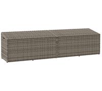 PANCA DA GIARDINO VIDAXL Grigio 220x50x58 cm in Polyrattan - 4104076