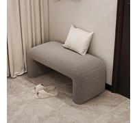 Panca da ingresso con ottomana - Scarpiera moderna per soggiorno, sala da pranzo, camera da letto