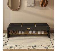 Panca da ingresso rustica moderna con cassetti per riporre le scarpe, per corridoio, soggiorno, camera da letto, armadio, mobili eleganti per ingresso e corridoio