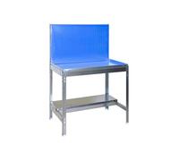 Panca da lavoro Simongarden BT2 con ruote 900 x 600 blu/giallo
