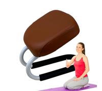 Panca da meditazione ergonomica, sgabello da yoga regolabile, per preghiera e meditazione, seduta antiscivolo al ginocchio, con imbottitura, per casa e studio, sedia da meditazione portatile con