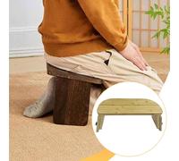 Panca da meditazione pieghevole in legno Seiza per la preghiera delle donne