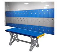 Panca da palestra in plastica ABS impermeabile, resistente sgabello fasciatoio per bagno, doccia e spa, panca antiscivolo per scarpe, facile da montare, ideale per ingresso, spogliatoio