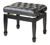 Panca Da Pianoforte, In Pelle Sintetica, Nera