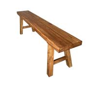 Panca da pranzo rustica in legno, mobili da cucina robusti e durevoli per una comoda sala da pranzo al chiuso e un'estetica rustica, perfetta per riunioni di famiglia e decorazioni rustiche