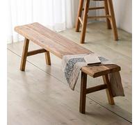 Panca da pranzo vintage in legno, 160 cm, stile chiesa, stile rustico, per interni ed esterni, decorazione accogliente in legno massello