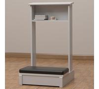 Panca da preghiera inginocchiata con mensola, sgabello da meditazione per riflessione spirituale e culto, ideale per uso domestico e in chiesa