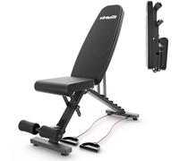Panca da sollevamento pieghevole e regolabile VirtuFit FB100 Noir 110x35x108 cm