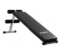 REBEL ACTIVE RBA-2004 - Panca obliqua per esercizi addominali, colore: Nero