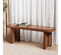 Panca d'ingresso di legno massello, disposizione dei posti a sedere durevole di stile della fattoria per il soggiorno, la sala da pranzo e il corridoio