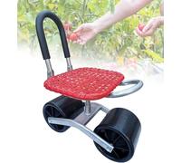 Panca e sgabello pieghevole da giardino, inginocchiatoio portatile con manico per giardinaggio, diserbo e comfort all'aperto