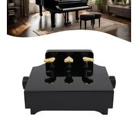 Panca, estensore per pedale per pianoforte, set da 3 pezzi, altezza regolabile con 3 pedali, strumento per pianoforte per 4 - 12 anni, capacità: 242,51 lbs