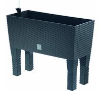 Jatey Garden 72 litri con irrigazione 80 x 33 x 65 cm con gambe di ocra scure