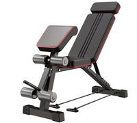 Panca fitness pieghevole con accessori