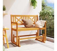 Panca Glider da Giardino Naturale 110 x 59 x 97 cm