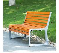 Panca in legno per 3 persone per tutte le stagioni per giardino, portico e posti a sedere al parco