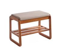 Panca in legno per scarpe, poggiapiedi, sgabello portatile basso e poggiapiedi per cambio scarpe, ideale per portico e ingresso