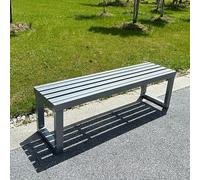 Panca in metallo per esterni, resistente alle intemperie e durevole, supporta 399,2 kg, ideale per giardino, patio, bordo piscina, cortile, prato o posti a sedere sul ponte