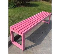 Panca in metallo resistente alle intemperie, perfetta per giardino, prato, portico, parco e cortile, soluzione elegante per tutte le condizioni atmosferiche