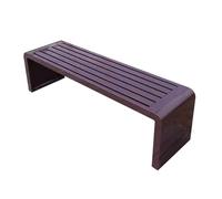 Panca in metallo resistente per esterni, impermeabile e resistente ai raggi UV, per parchi, comunità e spazi pubblici, mobili da giardino eleganti e confortevoli