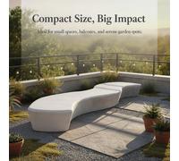 Panca in pietra per esterni, Per balcone, Design moderno